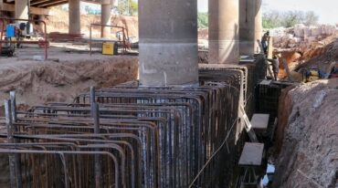 La estabilización de la cascada Los Saladillos en el límite entre Rosario y Villa Gobernador Gálvez es una de las obras que podrían tener continuidad y finalización. Archivo