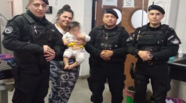 Los policías que participaron en el procedimiento fueron el oficial Federico Ruiz