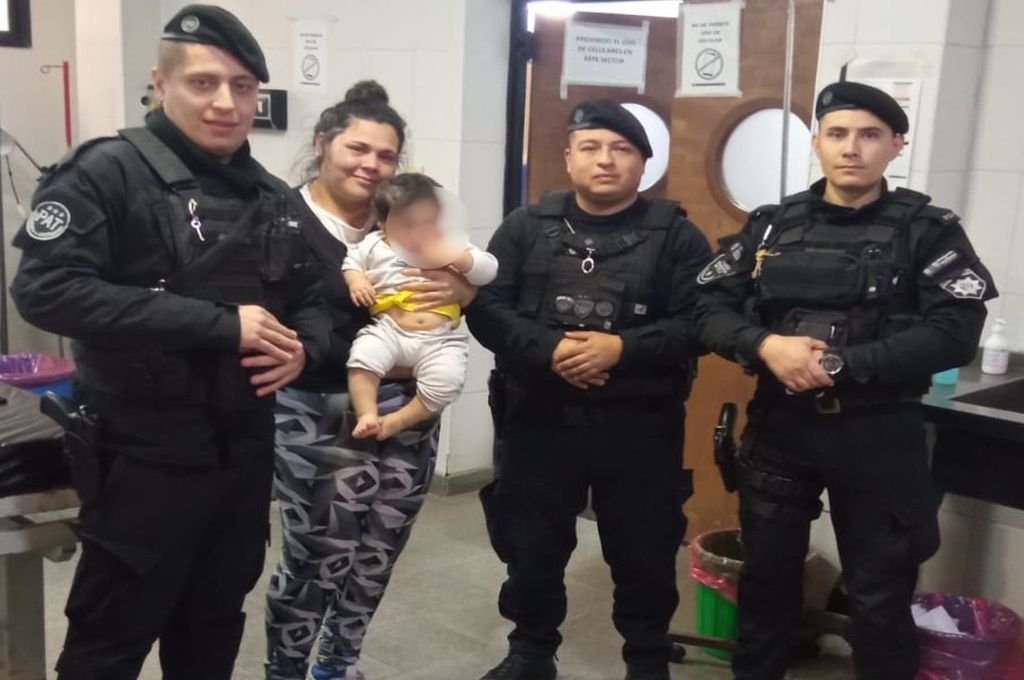 Los policías que participaron en el procedimiento fueron el oficial Federico Ruiz