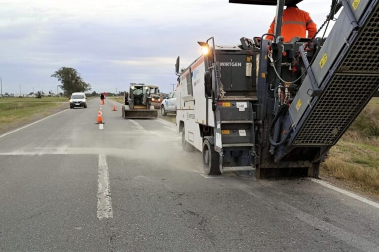 Los trabajos que ejecuta Vialidad Nacional en el corredor vial 11. Vialidad Nacional