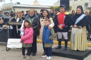 La Intendente Interina Gisela Reynoso dirigió palabras a todos los cuartos grados de la ciudad
