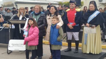 La Intendente Interina Gisela Reynoso dirigió palabras a todos los cuartos grados de la ciudad