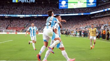 Una sana costumbre. La Selección Argentina atraviesa una racha triunfal. Reuters