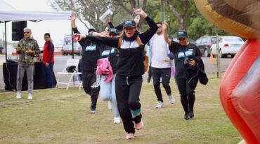 El Desafío Urbano es una forma distendida de celebrar el aniversario de Paraná a la par de realizar actividad física. Gentileza Gimnasio Taian