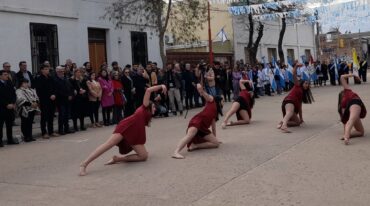 El emotivo acto se realizó en calle Alvear