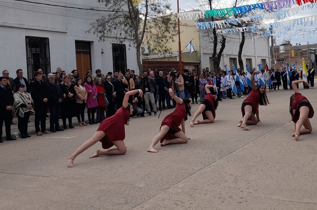 El emotivo acto se realizó en calle Alvear