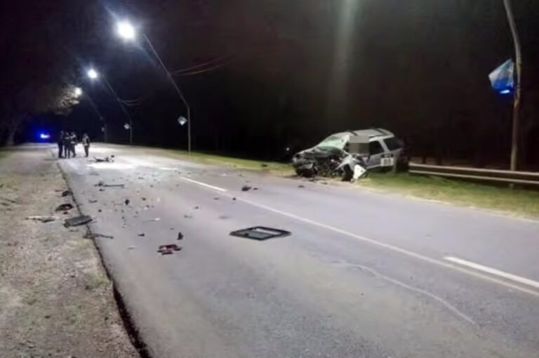 El accidente ocurrió a la madrugada de este domingo