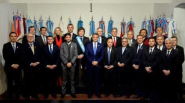 Firmantes del Pacto de Mayo. Casa Rosada