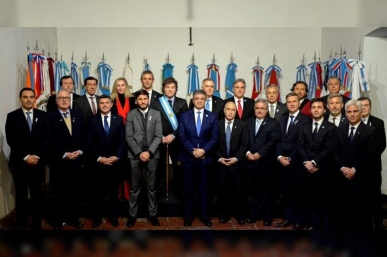 Firmantes del Pacto de Mayo. Casa Rosada