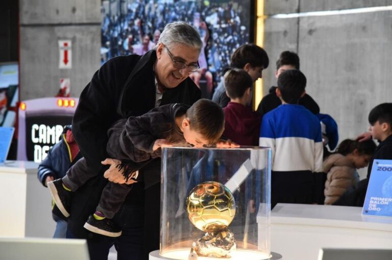 Una gran afluencia de público copó el Espacio Messi en estas vacaciones de invierno.  Gentileza.
