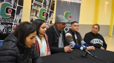 Los anuncios fueron hechos en conferencia de prensa en una mutual corondina. Crédito: Gabriel Acosta - Prensa Municipalidad. Gentileza.
