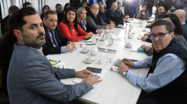 El encuentro se concretó en la sede de la cartera laboral en la ciudad de Santa Fe. Luis Cetraro