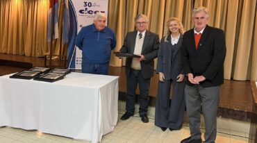 Integrantes de la Mesa Ejecutiva del Colegio de Ingenieros Especialistas de Entre Ríos.