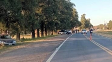 Peritos e investigadores trabajaron en el lugar del accidente. gentileza