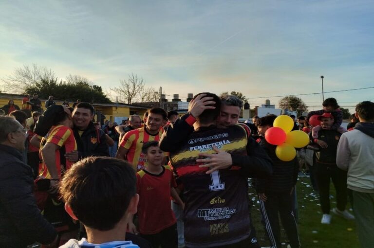 El sur de la capital entrerriana fue una fiesta tras la consagración del Pingüi. Víctor Ludi