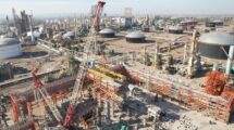 El proyecto Nuevas Especificaciones de Combustibles (NEC) se lleva adelante en la refinería Luján de Cuyo con el objetivo de producir combustibles con menos contenido de azufre.  Gentileza.