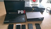 El material secuestrado. Gobierno de la Provincia