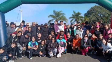 Amigos y conocidos hicieron una correcaminata en su honor y beneficio. gentileza