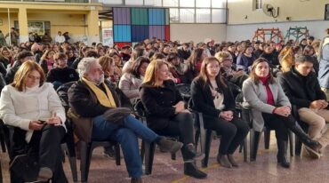 Los talleres se llevaron a cabo en la Escuela de Enseñanza Particular Incorporada Nº 1121 San José. Corresponsalía San Javier