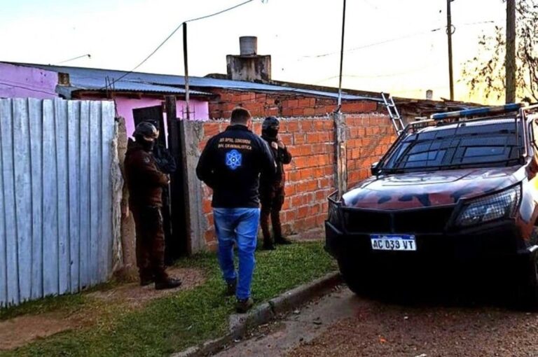 Los allanamientos fueron positivos. Gentileza Juan Ignacio Segovia