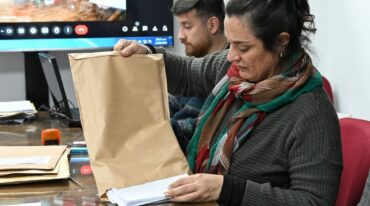 El acto estuvo a cargo de la subsecretaría de Contrataciones y Gestión de Bienes del Ministerio de Economía.  Gentileza.