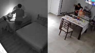 Los registros de las cámaras de seguridad fueron pruebas clave para la investigación. Captura de video