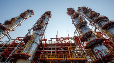 La Refinería de Ensenada es la más grande de Argentina y una de las más importantes de América Latina.  Gentileza.