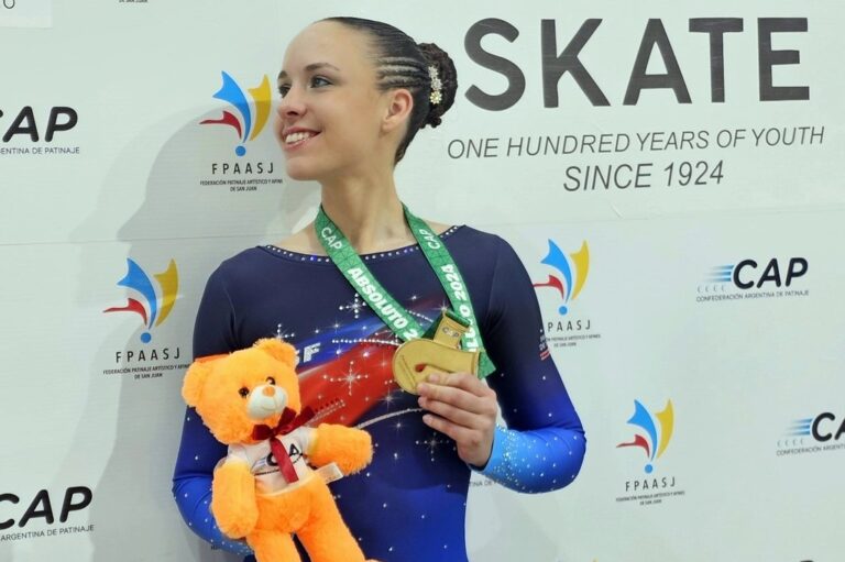 La gran campeona argentina de patín en su categoría: Denisse Romano