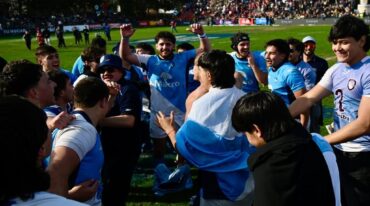Todo fue festejo para los Remeros. Marcelo Manera
