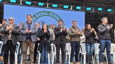 Las autoridades que formaron parte del acto inaugural. Sur24