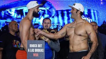 Scuderi y Suárez le pusieron picante al pesaje oficial.