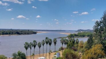 Desde las barrancas del Parque Urquiza de Paraná