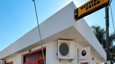 La oficina del correo de la localidad de Gödeken.  Gentileza.