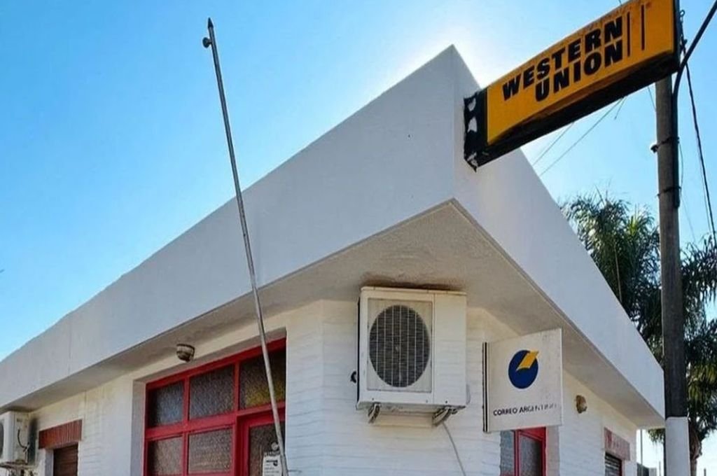 La oficina del correo de la localidad de Gödeken.  Gentileza.