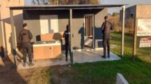 La casa donde al parecer tres sujetos ingresaron
