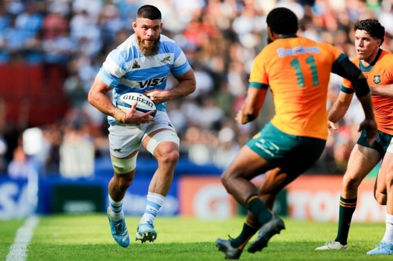 Los Pumas brindaron un festival de rugby en Santa Fe y se quedaron con una goleada. El concordiense Marcos Kremer