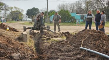 Borla gestionó los recursos económicos para la extensión de la red