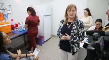 Este lunes en el Centro de Salud de barrio Las Lomas de la ciudad de Santa Fe