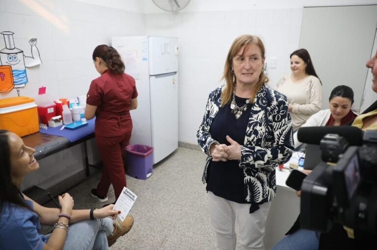 Este lunes en el Centro de Salud de barrio Las Lomas de la ciudad de Santa Fe