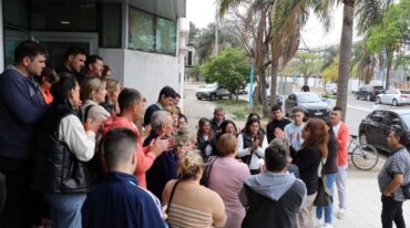 Hubo aplausos de familiares de las víctimas fuera de los Tribunales de San Cristóbal