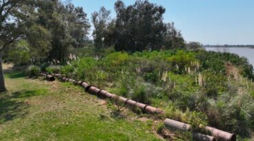 Los caños que pertenecieron al Colgante