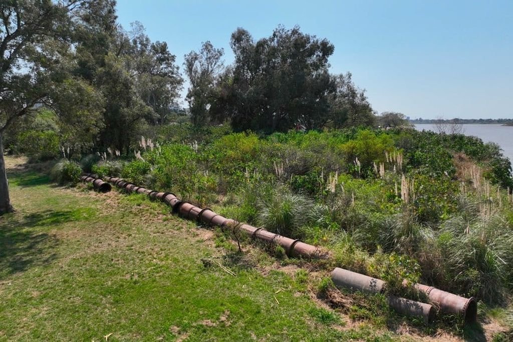 Los caños que pertenecieron al Colgante